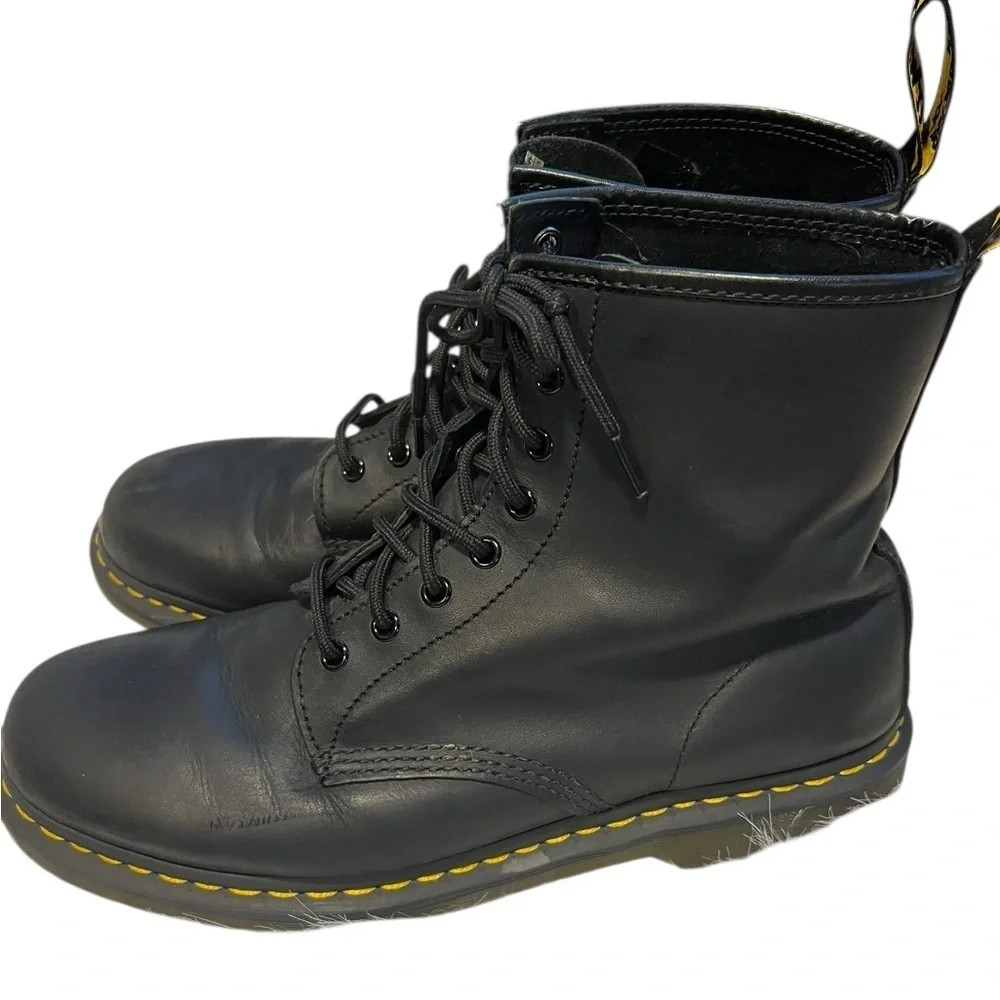 Dr. Martens Black Lace-Up Boots for men size 12